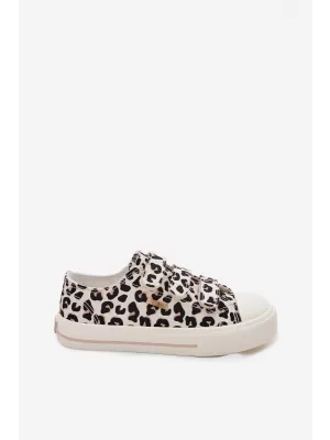 Kinder-Sneaker BIG STAR SHOES TT374171 SCHWARZ/BEIGE