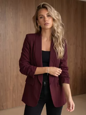 Damenjacke DSTREET PY0162 BURGUND