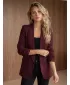 Damenjacke DSTREET PY0162 BURGUND