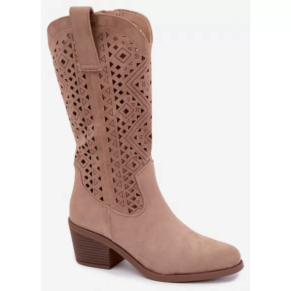  Damenstiefel S.BARSKI HY62-8126 BEIGE 