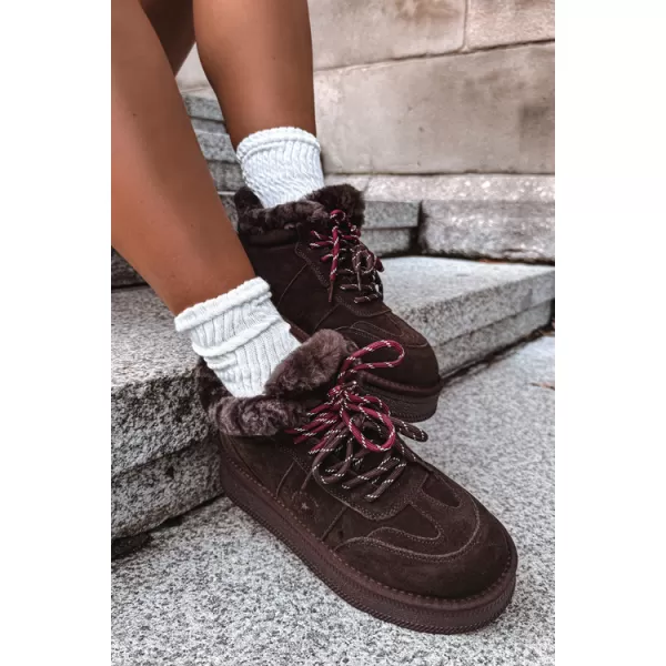  Schneemänner für Frauen BIG STAR SHOES UU274312 SCHOKOLADE 