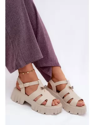 Damensandalen VINCEZA 79627 BEIGE