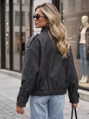 Damenjacke DSTREET TY5847 SCHWARZ