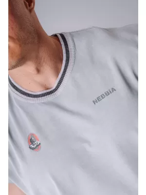 Tanktops für Herren NEBBIA OLYMPIA MUSCLE COVER 947 HELLGRAU