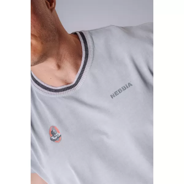  Tanktops für Herren NEBBIA OLYMPIA MUSCLE COVER 947 HELLGRAU 