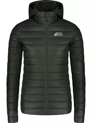Steppjacke für Damen NORDBLANC NIMBUS WJL8395 DUNKELGRÜN