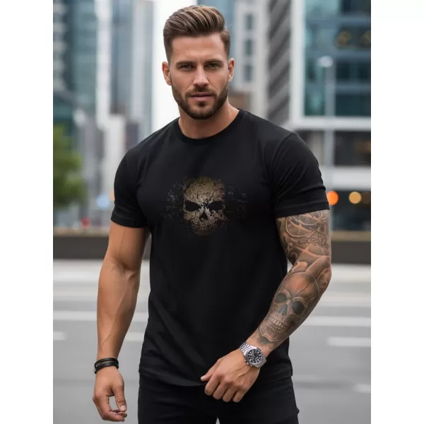 Herren-T-Shirt DSTREET NX0091R SCHWARZ 