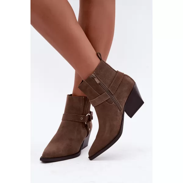  Damen-Stiefeletten BOTO NC1360K CAPPUCCINO 