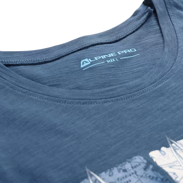  Herren-Tanktop ALPINE PRO QUARET 2 BLAUGRÜNE VARIANTE MIT FLÜGELN, PB 