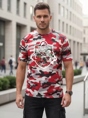 Herren-T-Shirt DSTREET NX2003R-RW-M ROT