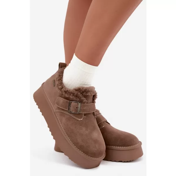  Schneemänner für Frauen BIG STAR SHOES UU274318 BEIGE 