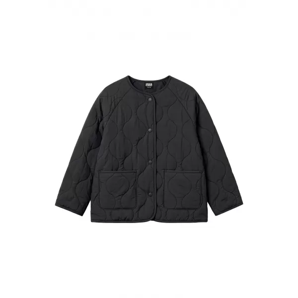  Steppjacke für Mädchen URBAN CLASSICS UCK7175-00007 SCHWARZ 