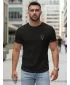 Herren-T-Shirt DSTREET NX0137R-BK SCHWARZ