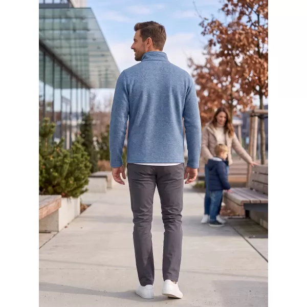  Fleece-Sweatshirt für Herren ALTISPORT ALM002852 DUNKLE DENIM-HIGHLIGHTS 