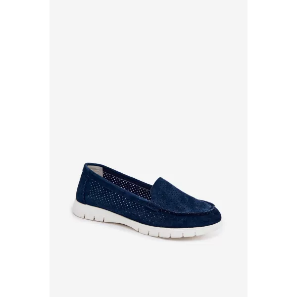  Damenmokassins VINCEZA 95360 BLAU 
