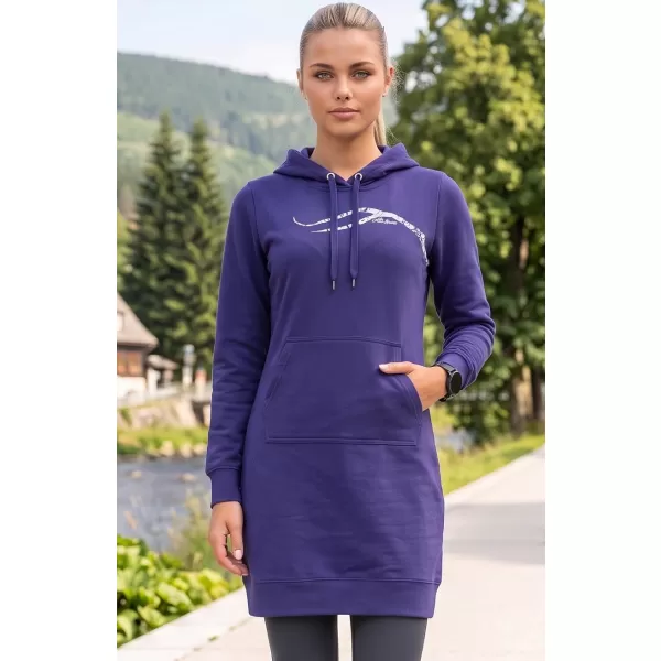  Erweitertes Damen-Sweatshirt ALTISPORT ALW001419 MITTERNACHTSBLAU 