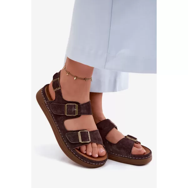  Damensandalen VINCEZA 79620 SCHOKOLADE 