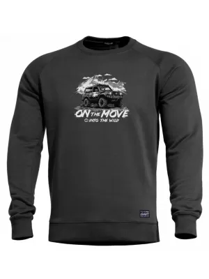 Herrenpullover PENTAGON HAWK ON THE MOVE K09019-OM SCHWARZ