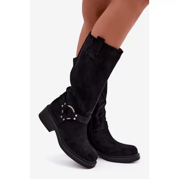  Damenstiefel BOTO LQ-163 SCHWARZ 