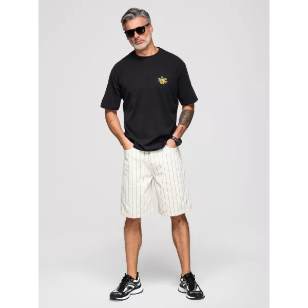  Herren-T-Shirt OMBRE OM-TSCT-0275 SCHWARZ 