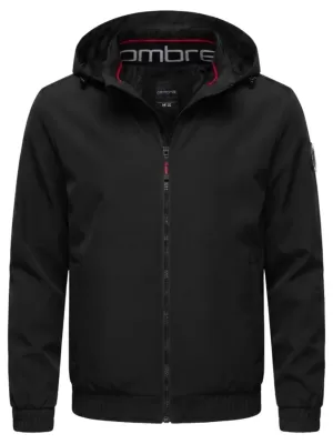Herrenjacke OMBRE C585 SCHWARZ
