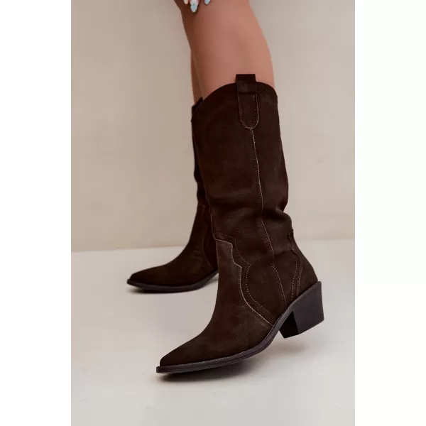  Cowboystiefel für Damen BOTO 5312 BRAUN 