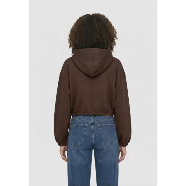  Damen-Sweatshirt URBAN CLASSICS TB8635-14274 SCHOKOLADENBRAUN 
