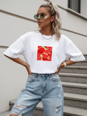 Damen-T-Shirt DSTREET NX9001RY-WH-O WEIß
