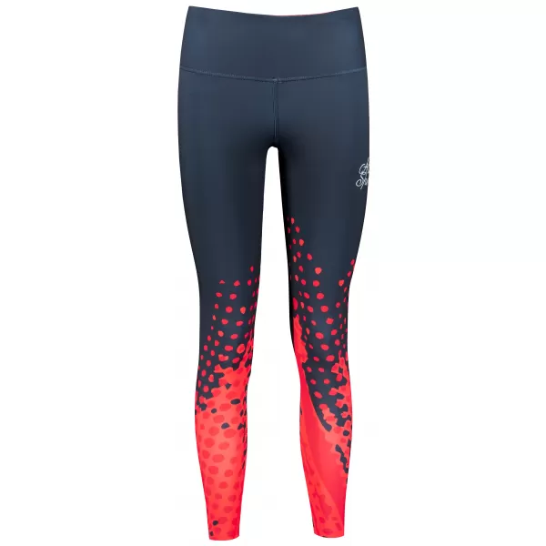  Premium-Leggings für Damen (neue Größen) ALTISPORT VOJ/ALW109LEG05 ROT-SCHWARZ 