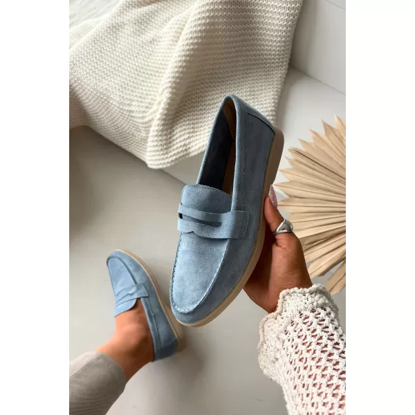  Damenmokassins BOTO QQ-278 BLAU 