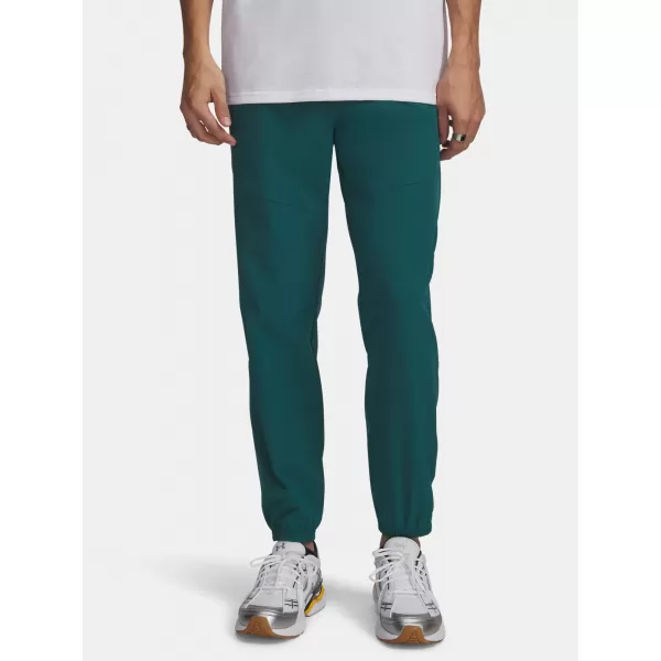  Herren-Jogginghose UNDER ARMOUR VIBE WOVEN JOGGER 1386557-338 GRÜN 