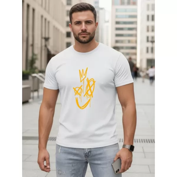  Herren-T-Shirt DSTREET NX0138R-WH WEIß 