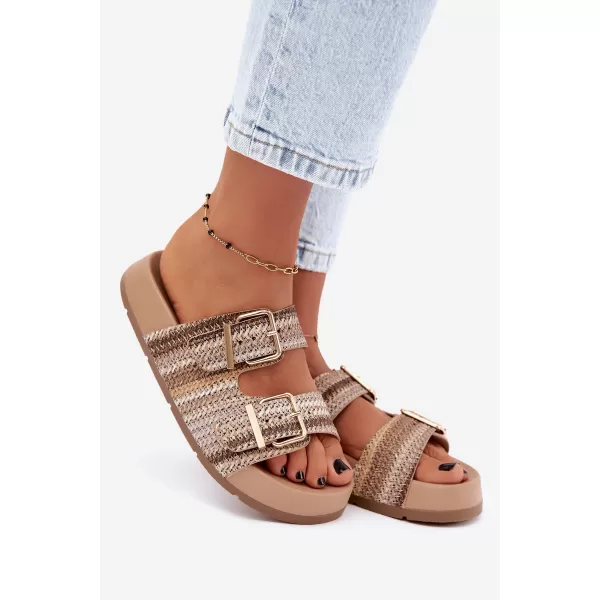  Damenhausschuhe BOTO 2040 KHAKI 