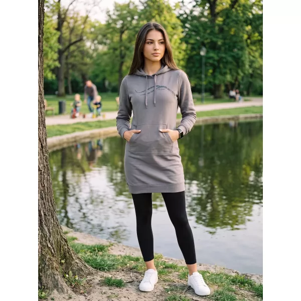  Erweitertes Damen-Sweatshirt ALTISPORT ALW001419 STAHLGRAU 