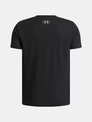 T-Shirt für Jungen UNDER ARMOUR B LOGO WM COLLAGE SS 6009271-001 SCHWARZ