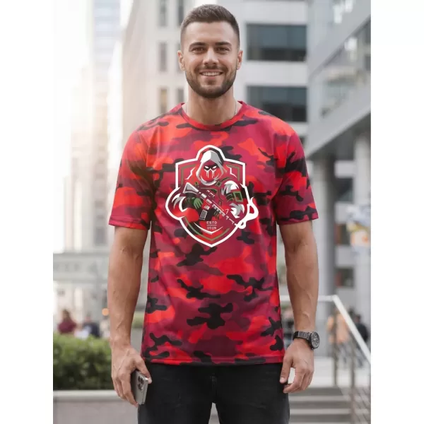  Herren-T-Shirt DSTREET NX2003R-RD-M ROT 
