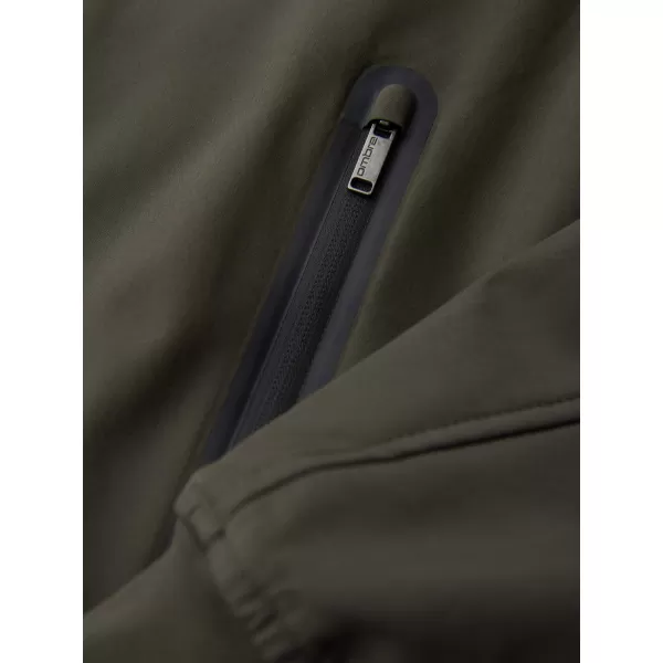  Kapuzenjacke für Herren OMBRE OM-JANP-0233 DUNKLES OLIV 