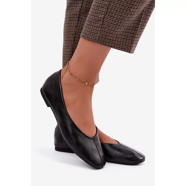  Ballerinas für Damen BOTO JH602P SCHWARZ 