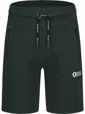Baumwollshorts für Herren NORDBLANC RELAXEDFIT NBSPM8254 DUNKELGRÜN