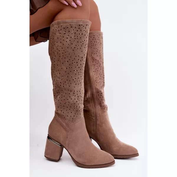  Damenstiefel S.BARSKI HY62-8122 BEIGE 