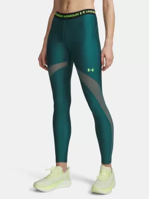 Leggings für Damen UNDER ARMOUR HEATGEAR MESH LEGGING 6010009-338 GRÜN