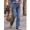 Damenhosen DSTREET UY3112 ROTWEIN