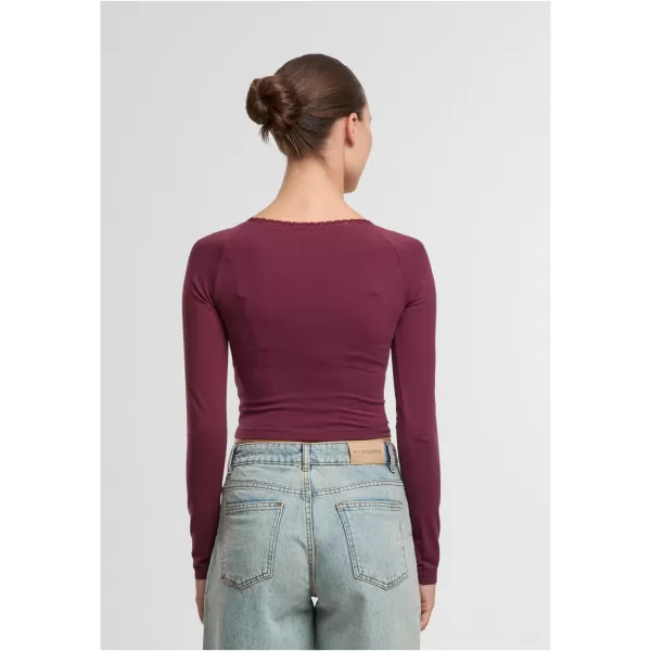  Damen-T-Shirt URBAN CLASSICS TB7729-01151 KIRSCHE 