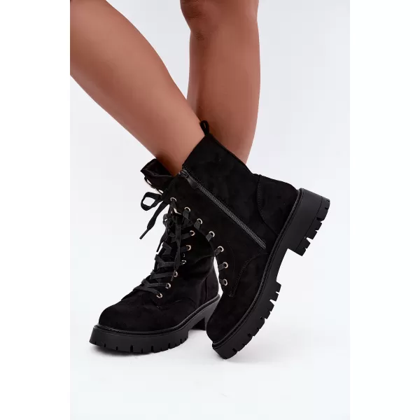  Damenschuhe BOTO NS631P SCHWARZ MATT 
