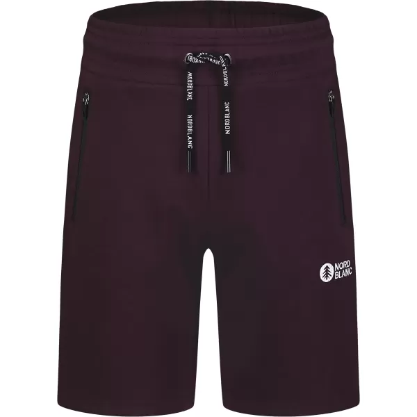  Baumwollshorts für Herren NORDBLANC RELAXEDFIT NBSPM8254 LILA 