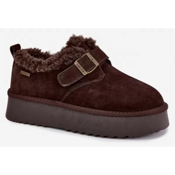  Schneemänner für Frauen BIG STAR SHOES UU274319 BRAUN/BEIGE 