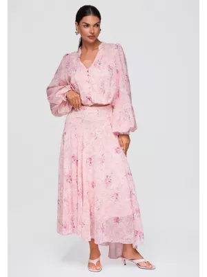 Damenhemd OMBRE OW-SH-E0058 ROSA