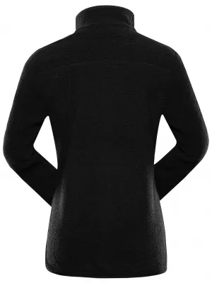 Warmes Damen-Sweatshirt ALPINE PRO FERADA 3 SCHWARZ