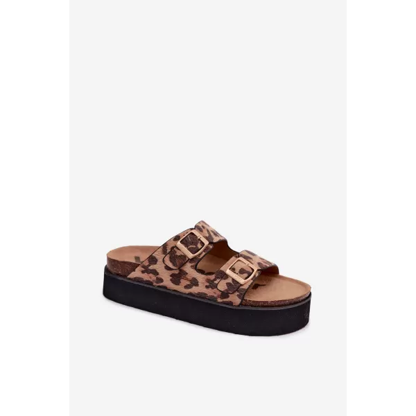  Damenhausschuhe WRANGLER 20261072.92A BRAUN/BEIGE 