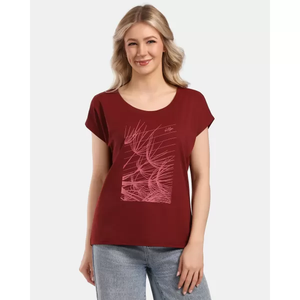  Funktions-T-Shirt für Damen KILPI ARONY-W 1L0304KI DUNKELROT 